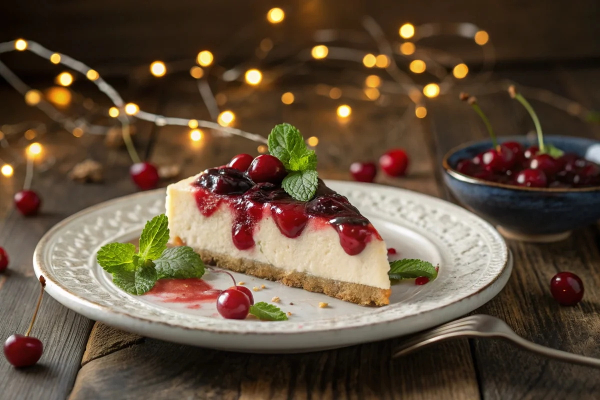 no bake cherry cheesecake