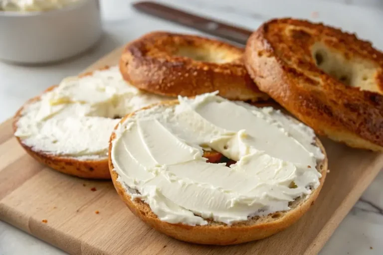 Bagel and cream cheese