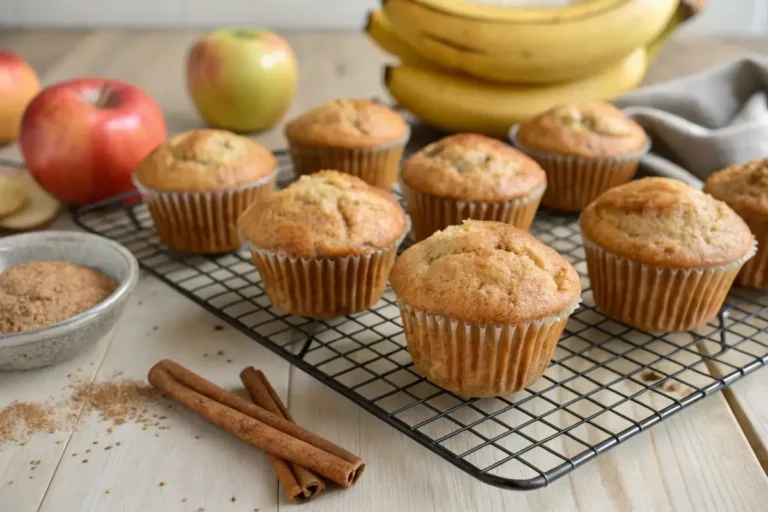 banana applesauce muffins