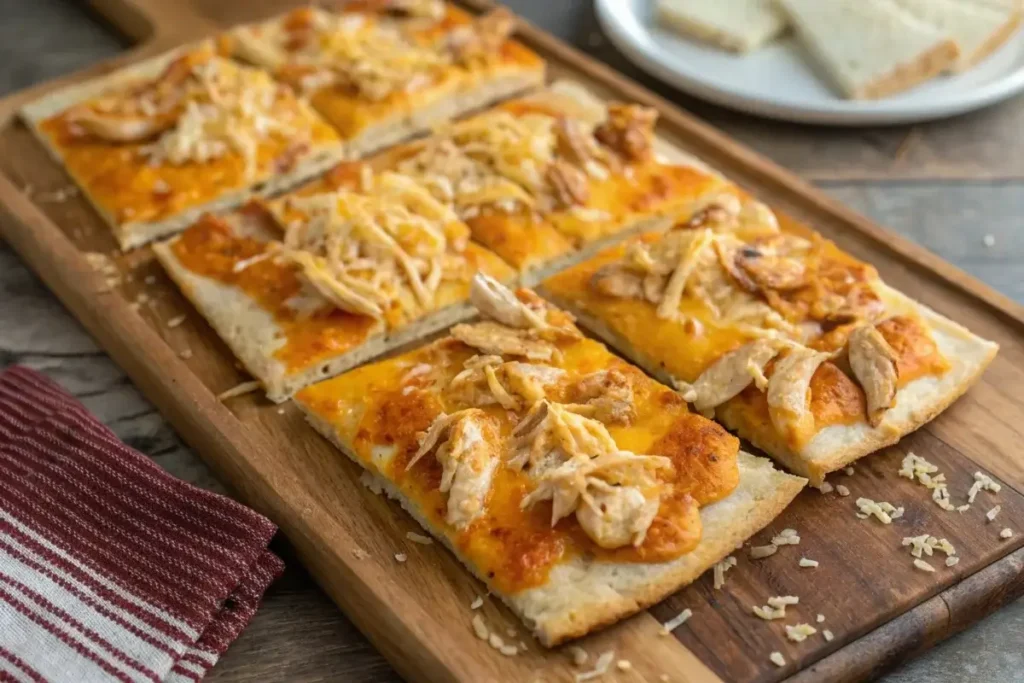 buffalo chicken flatbread