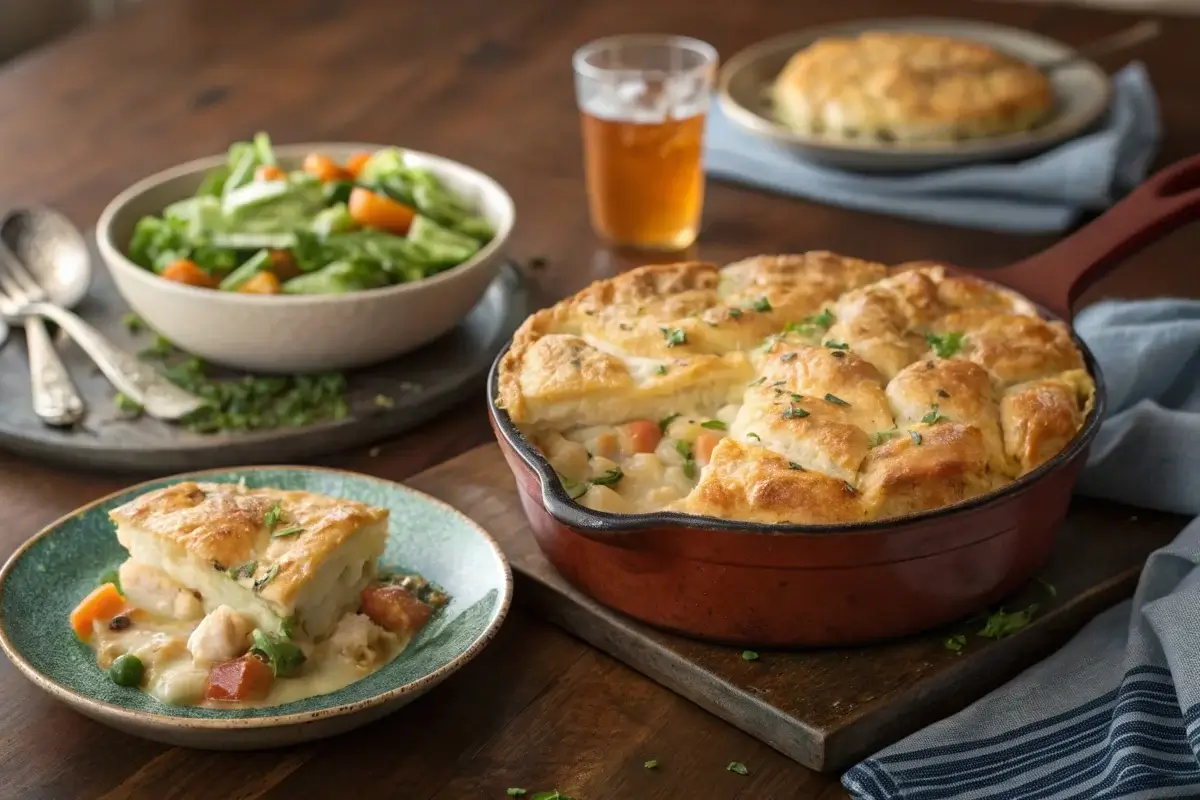 cheddar bay biscuit chicken pot pie