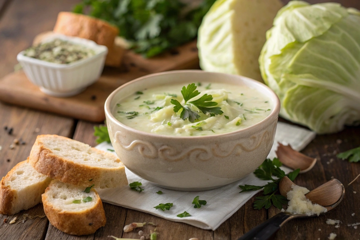 creamy cabbage soup