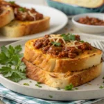 garlic bread sloppy joes