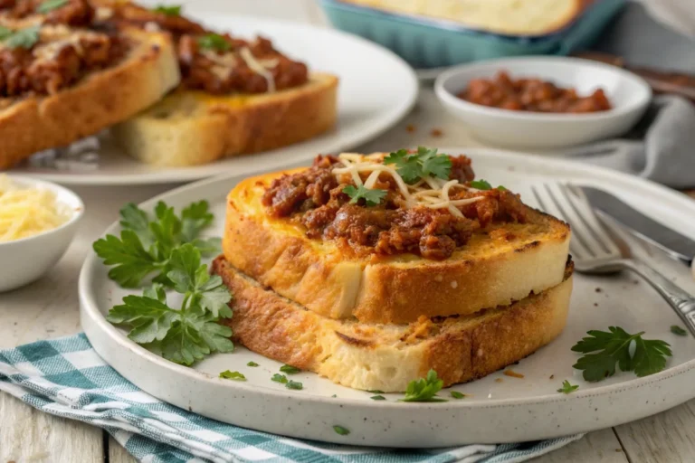 garlic bread sloppy joes