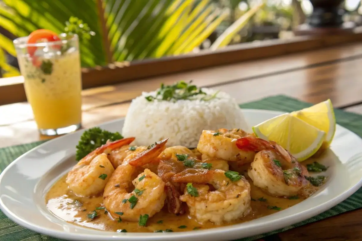 hawaiian garlic shrimp​