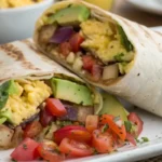 healthy breakfast burrito