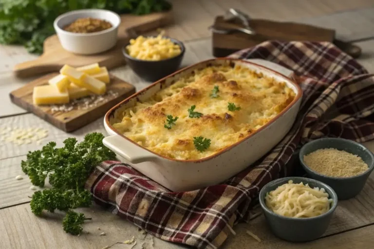 old fashioned baked macaroni and cheese