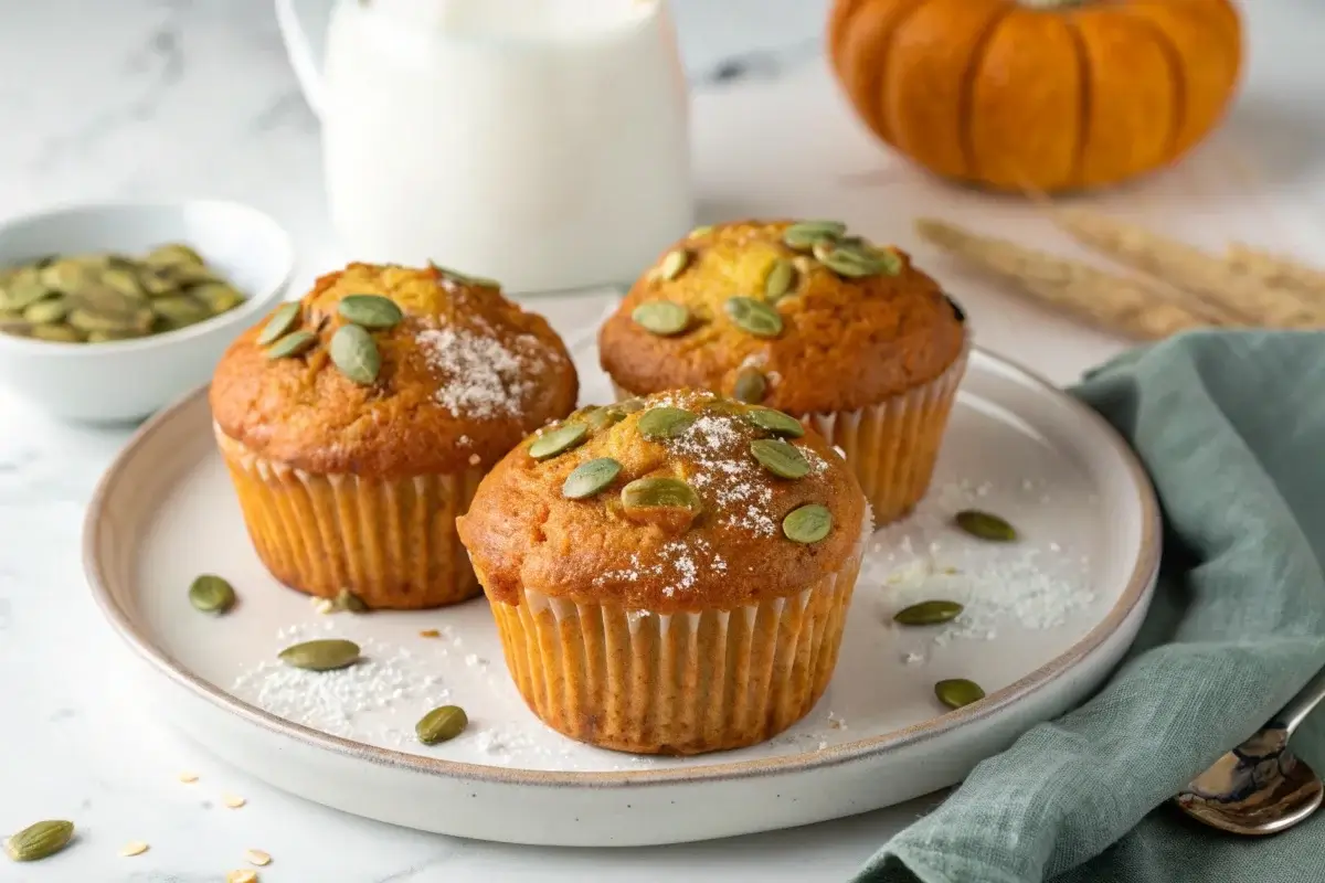 protein pumpkin muffins​