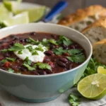 purple black bean soup recipe