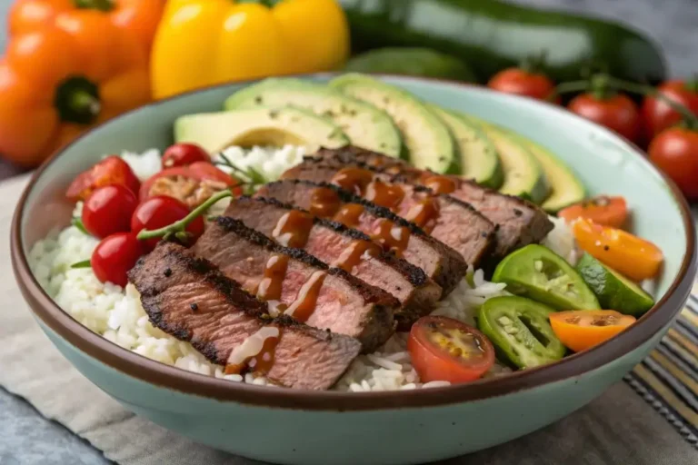 steak rice bowl