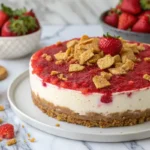 strawberry crunch cheesecake