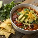 5 ingredient taco soup