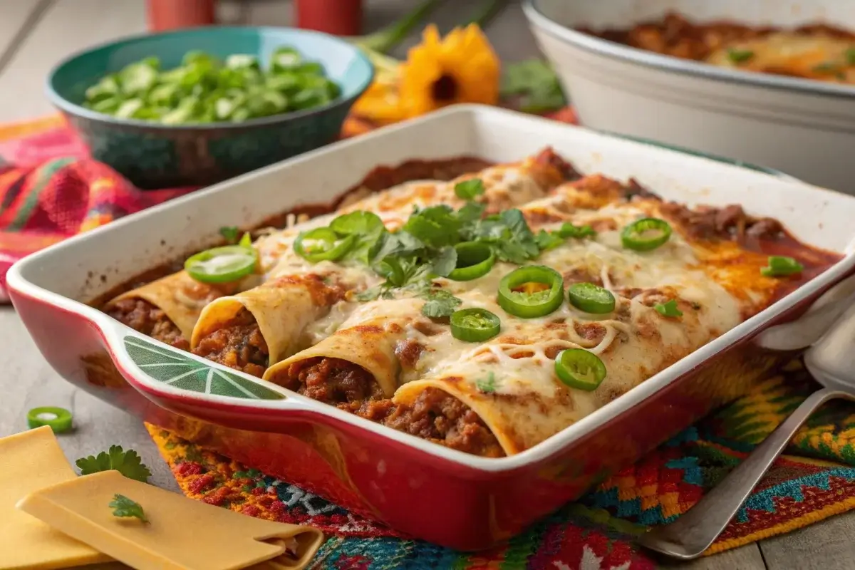 Ground Turkey Enchiladas