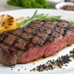 black pepper angus steak