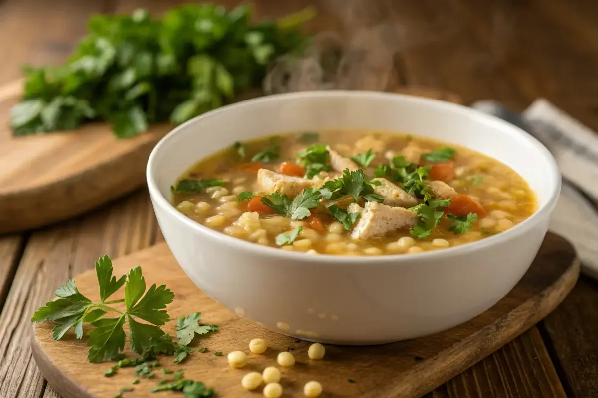 chicken pastina soup