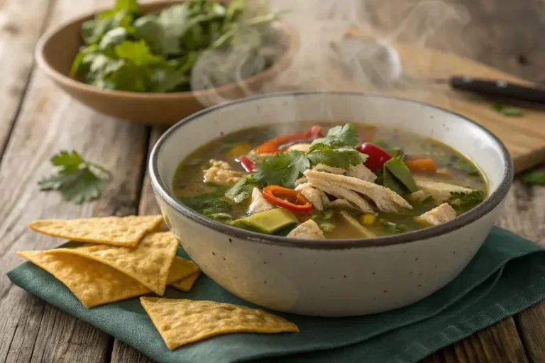 chicken poblano soup