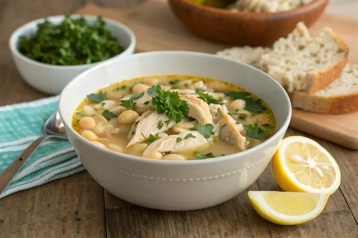 chicken white bean soup