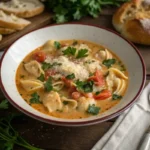 creamy chicken tortellini soup