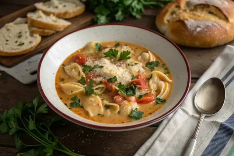 creamy chicken tortellini soup