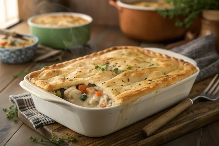 easy chicken pot pie casserole