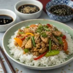 ground chicken stir fry