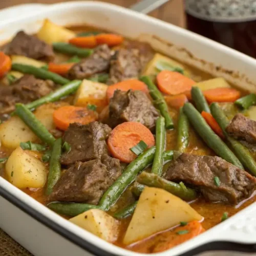 Beef Lombardi Casserole