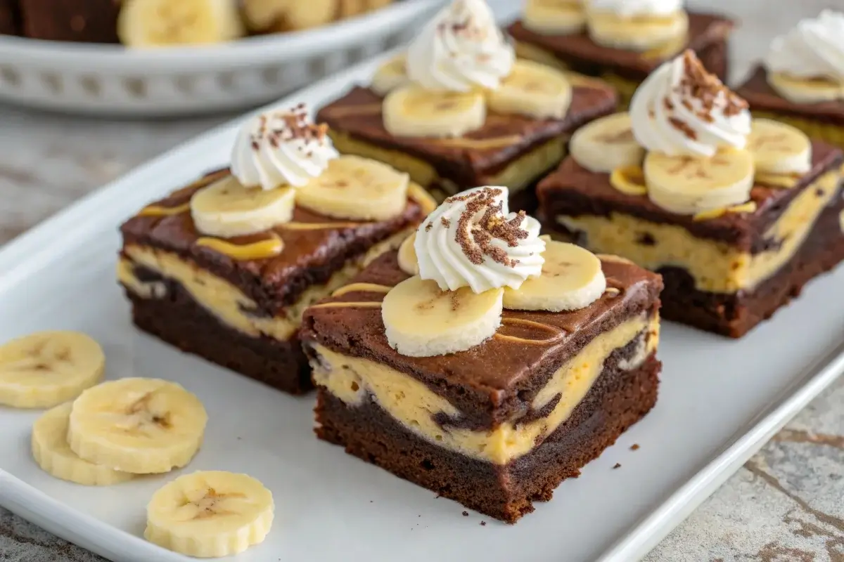 banana pudding brownies