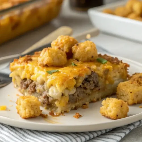 big mac tater tot casserole