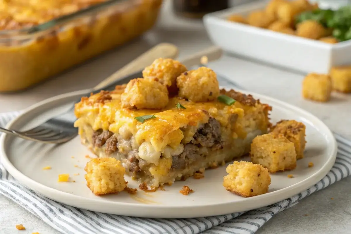 big mac tater tot casserole