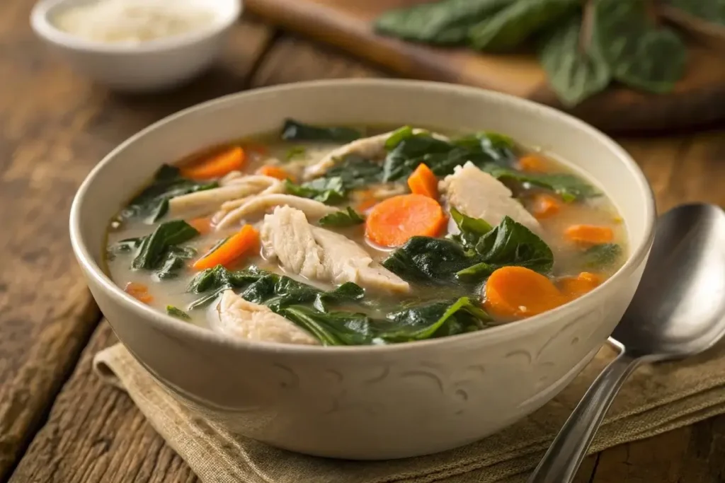 chicken florentine soup