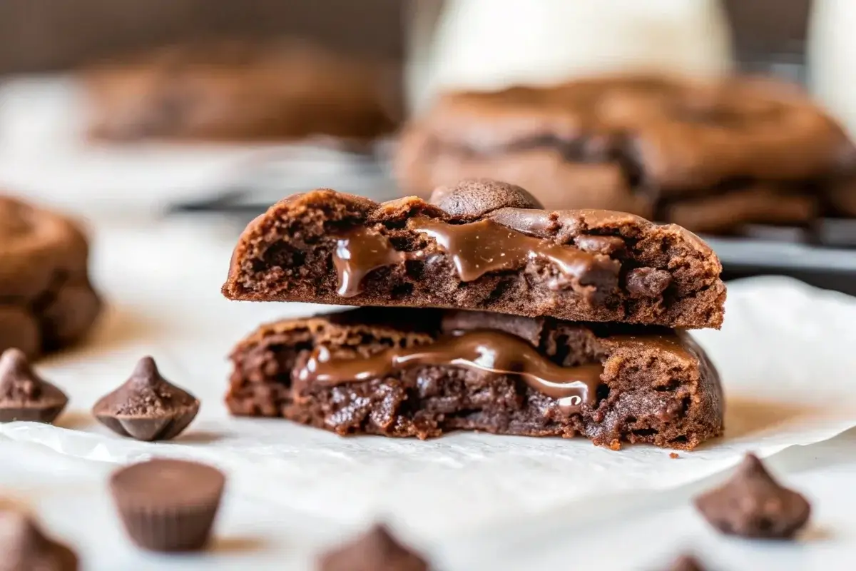 chocolate fudge cookies