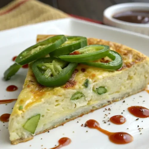 green chili egg slice