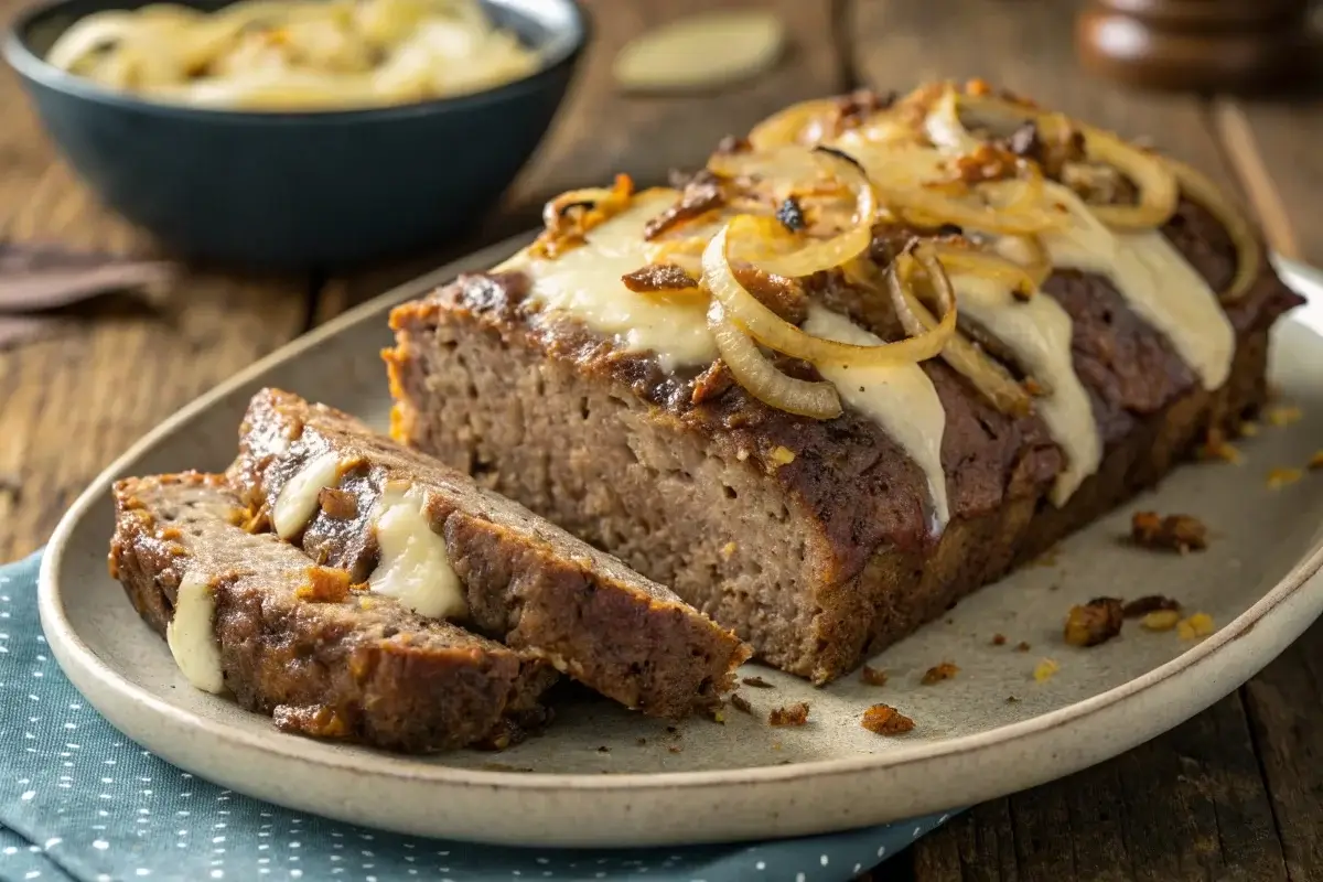 Philly Cheesesteak Meatloaf