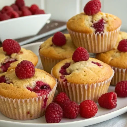 raspberry muffins